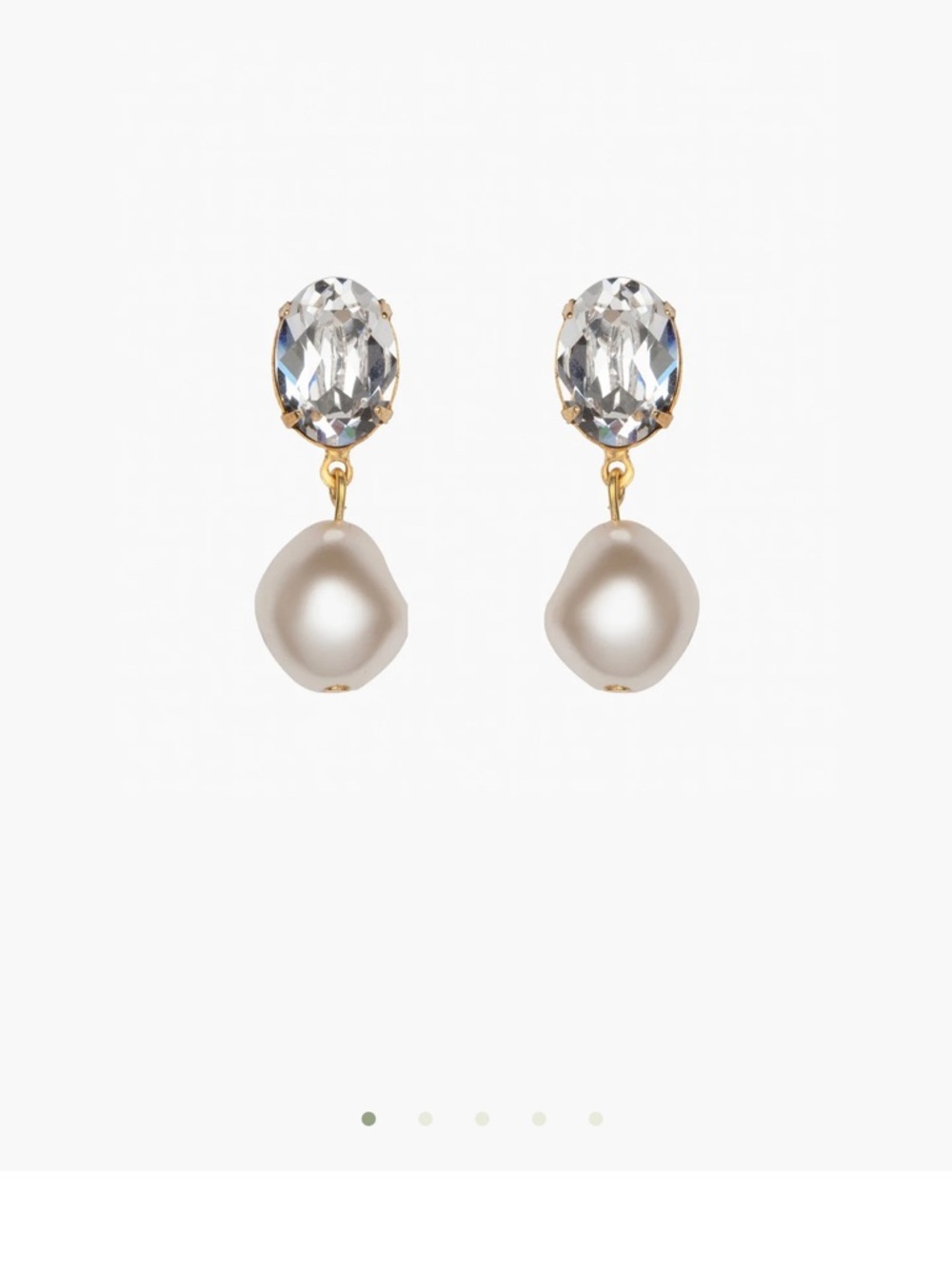 NWT Jennifer Behr Tunis Earrings in Diamond